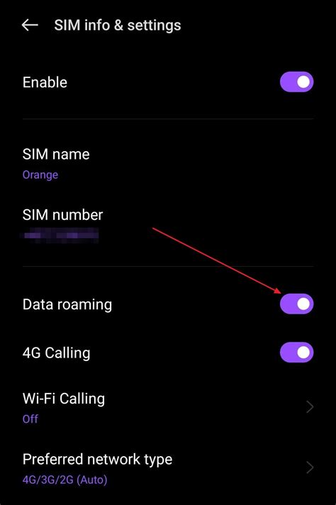 how to disable data roaming android